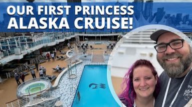 Boarding the Royal Princess for our FIRST Alaska Cruise! Ship & Room Tour, First Impressions & MORE!